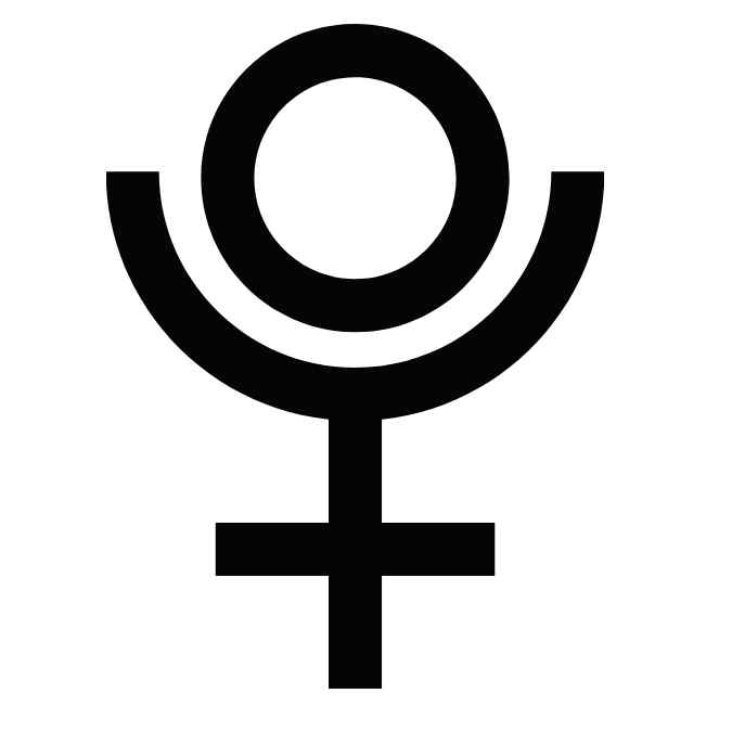 What Does Pluto Represent in Astrology - Pluto Glyph